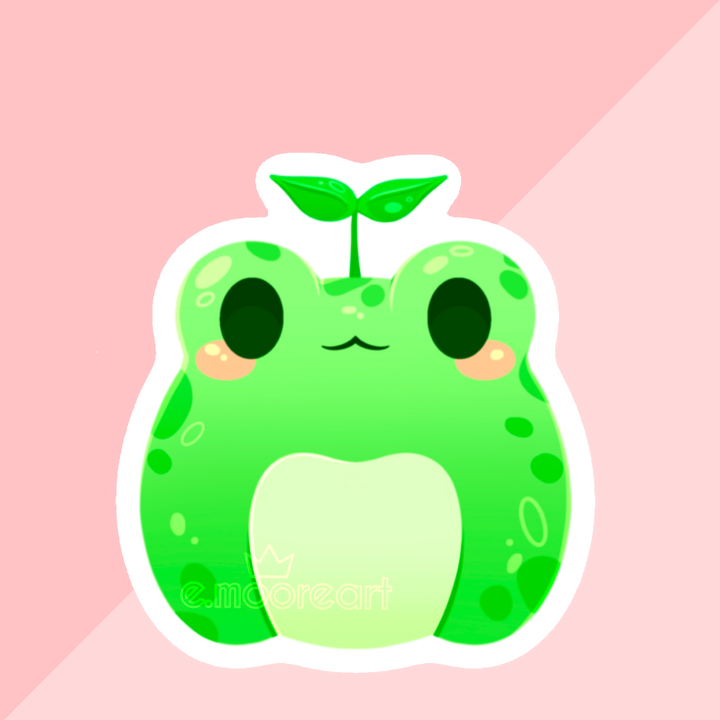 Leaf Frog Sticker