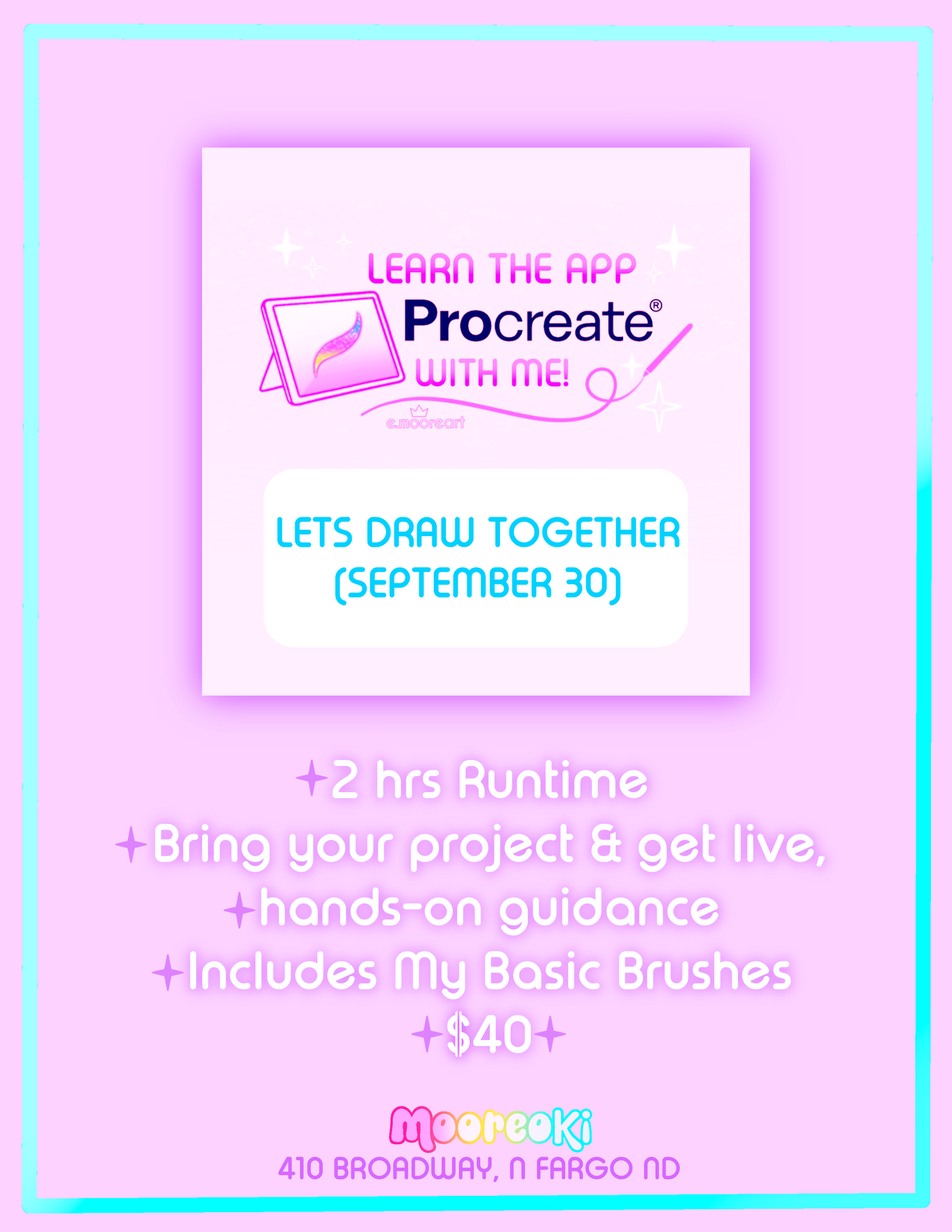 4. Lets Draw Together Class (September 30)