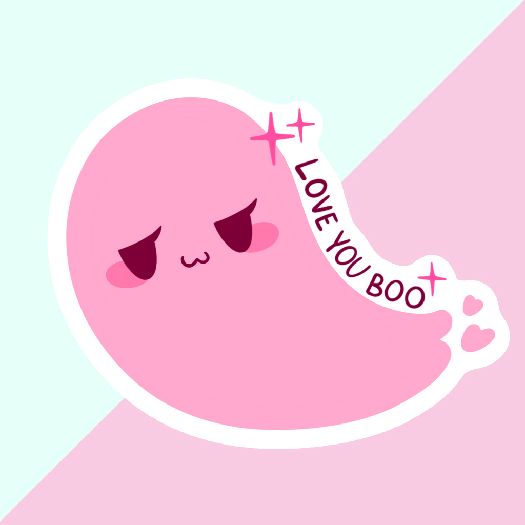 Love You Boo Sticker