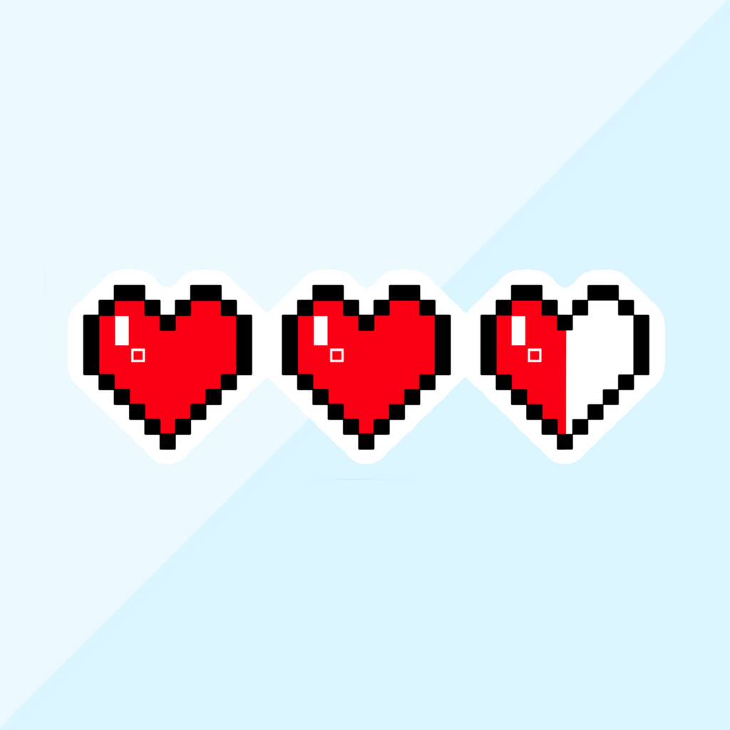 Heart Container Sticker
