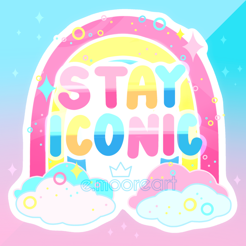 Stay Iconic Sticker