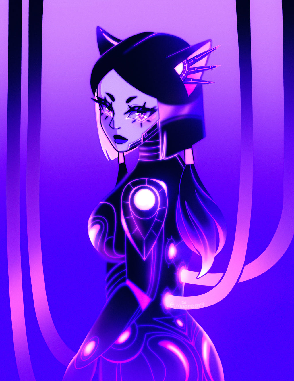 Cyberpunk Purple