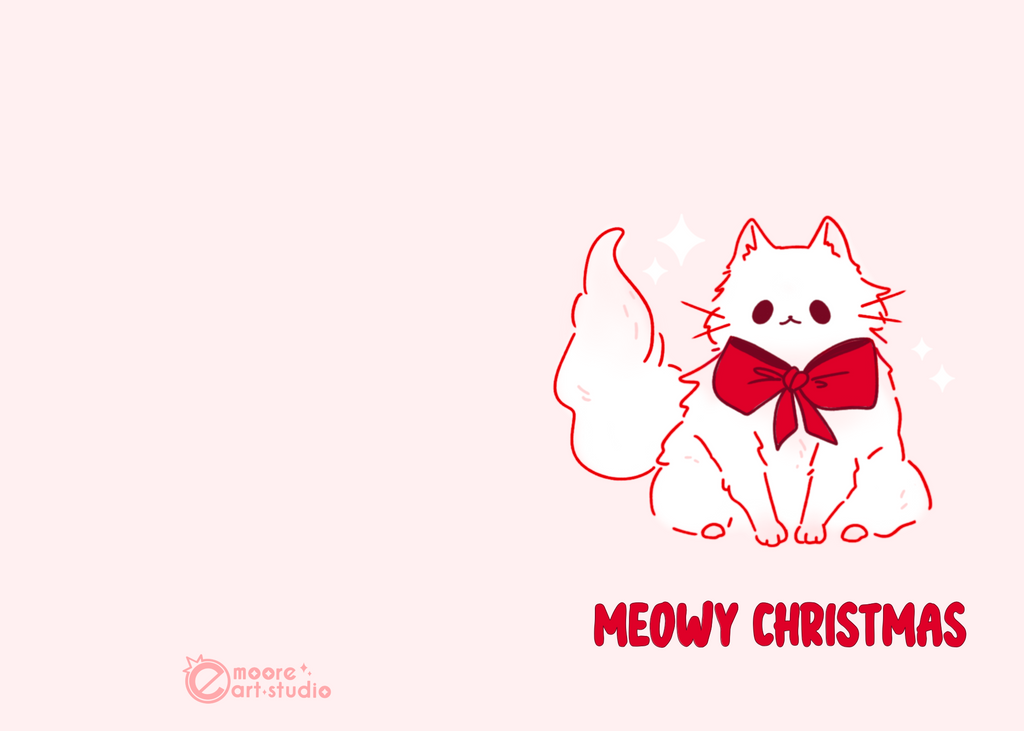 Meowy Christmas Card